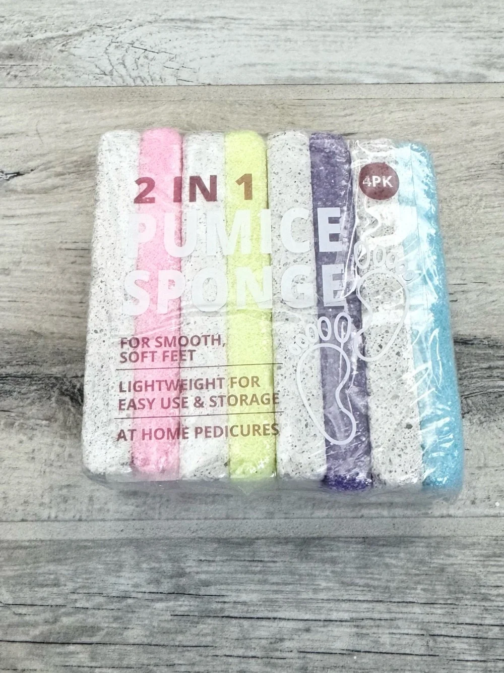Pumice Sponge 8 Pack Feet